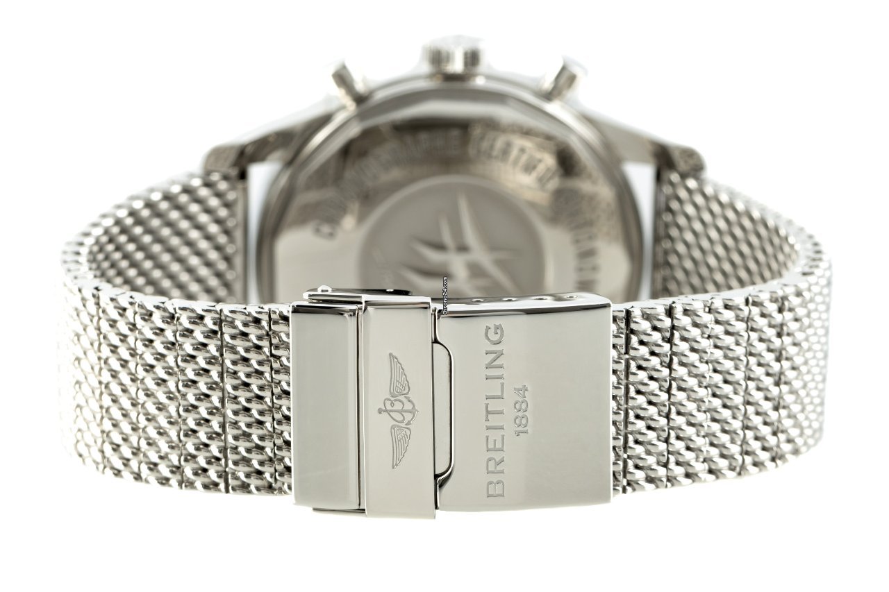 Breitling Transocean Chronograph Unitime Mens watch Unisex Automatic Steel AB0510U4 BB62 Replica 8