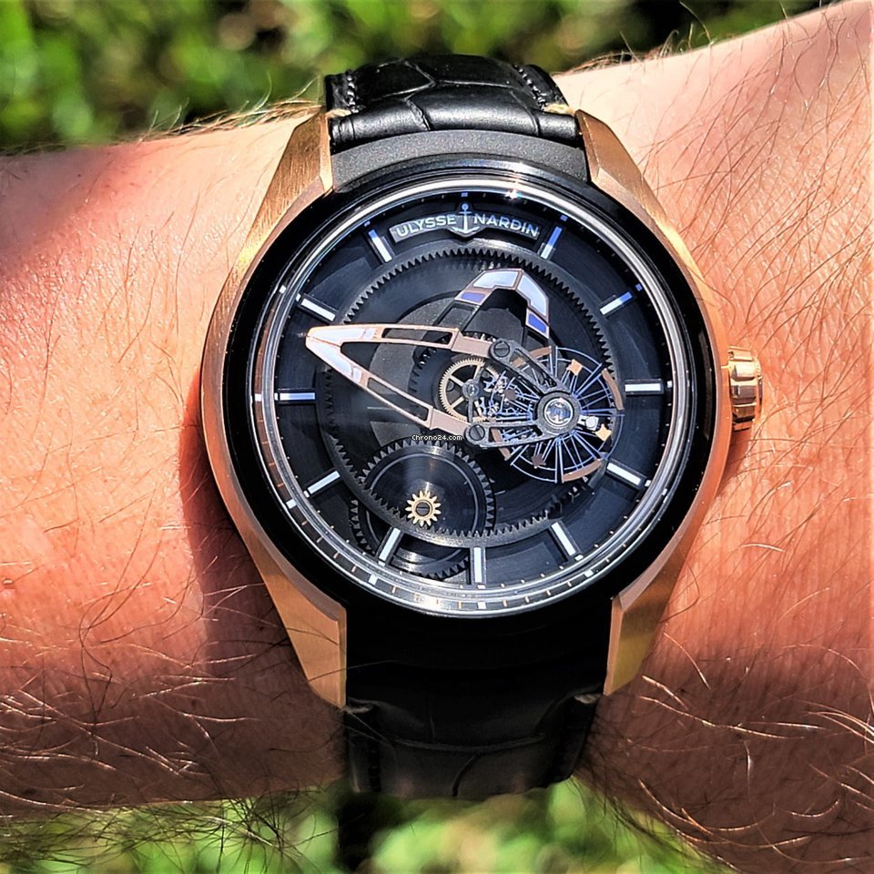 Ulysse Nardin Freak Mens watch Unisex Automatic Rose gold 2305-270 02 Replica 8