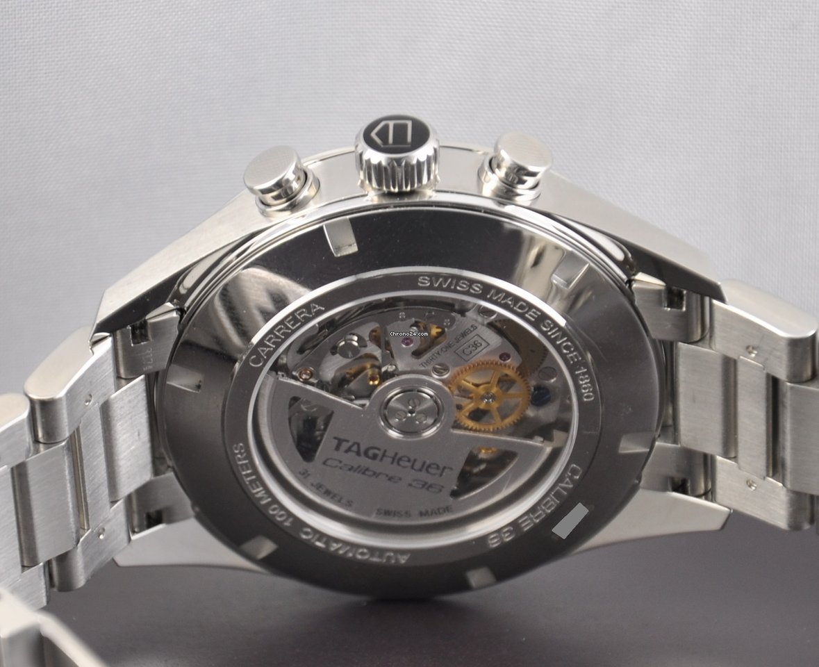 TAG Heuer Carrera Calibre 36 Mens watch Unisex Automatic Steel CAR2B10.BA0799 Replica 8