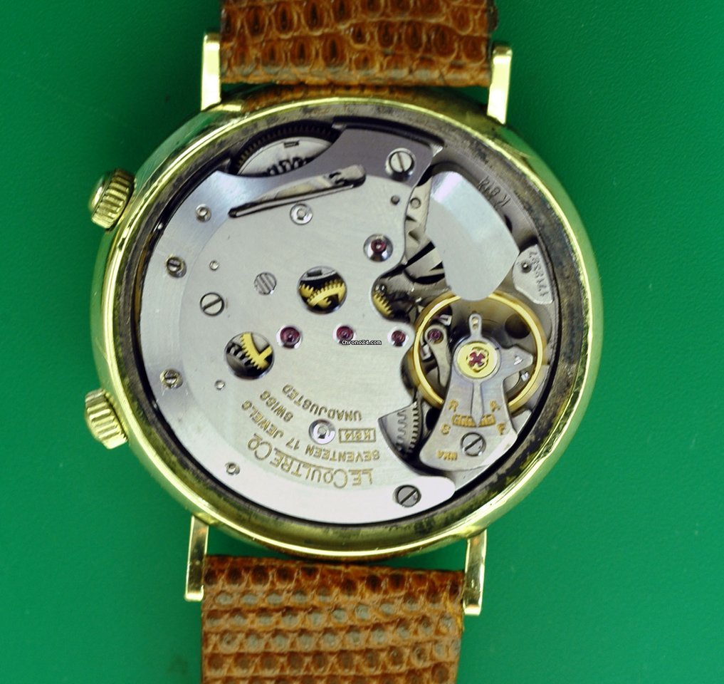Jaeger-LeCoultre Mens watch Unisex Manual winding Yellow gold Jaeger Le Coultre MEMOVOX Alarm Watch Replica 8