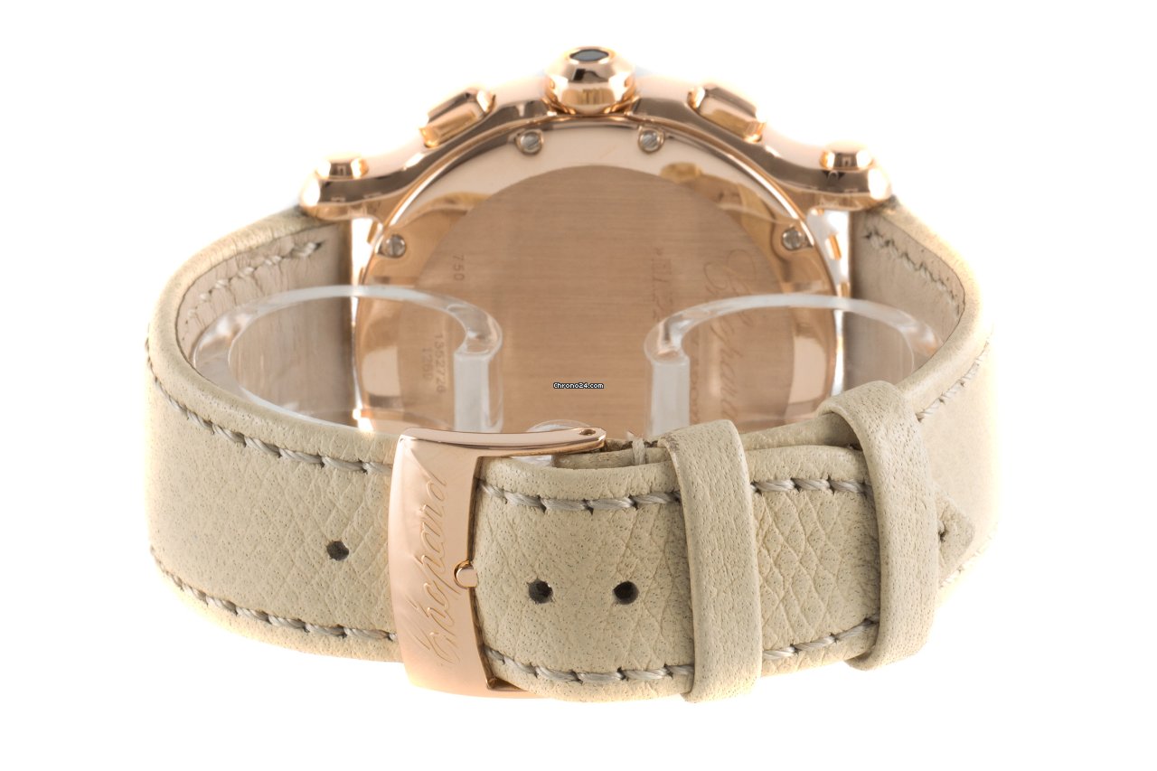 IMG_9081 Chopard Happy Sport Womens watch Quartz Red gold 1269 Replica 8
