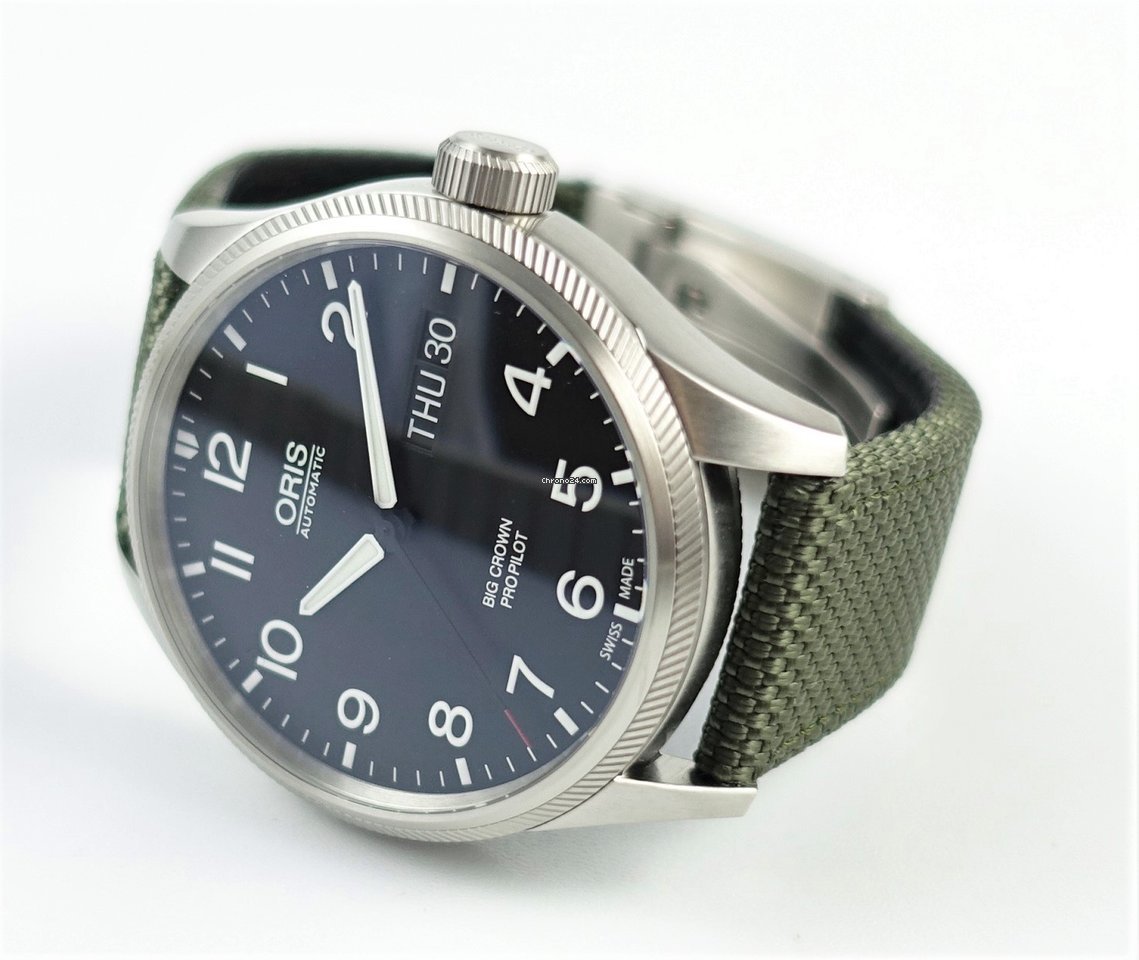 IMG_9081 Oris Big Crown ProPilot Day Date Mens watch Unisex Automatic Steel 01 752 7698 4164 Replica 8