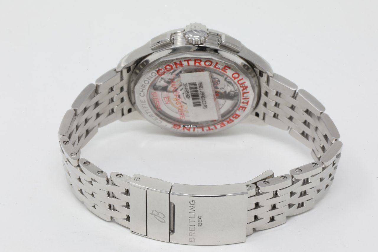 Breitling Mens watch Unisex Automatic Steel AB0118A61C1A1 Replica 8