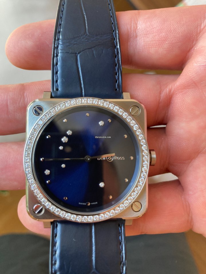 IMG_9081 Bell & Ross BR S Womens watch Quartz Steel BRS-EA-ST-LGD SCR Replica 8