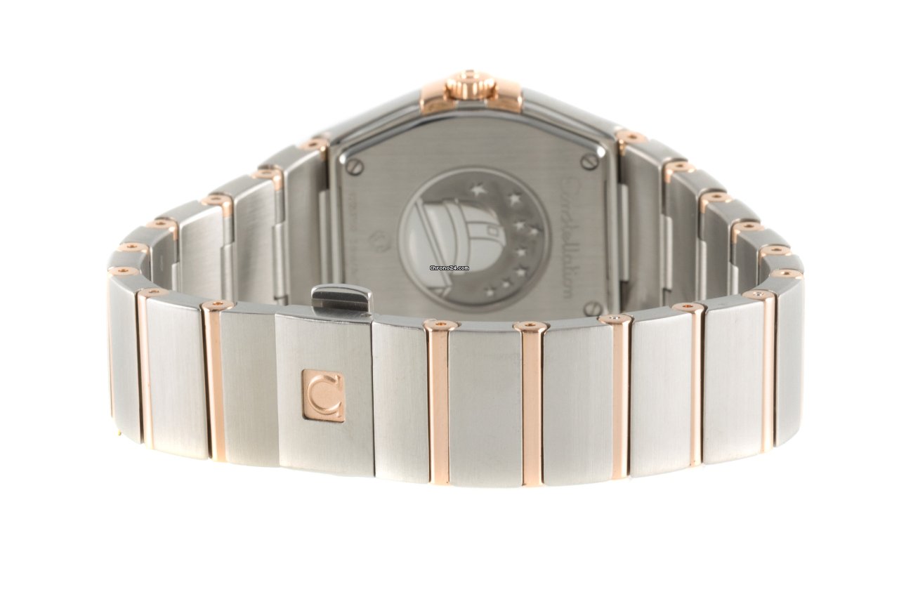 IMG_9081 Omega Constellation Quartz Womens watch Quartz Gold Steel 123.20.27.60.57.002 Replica 8