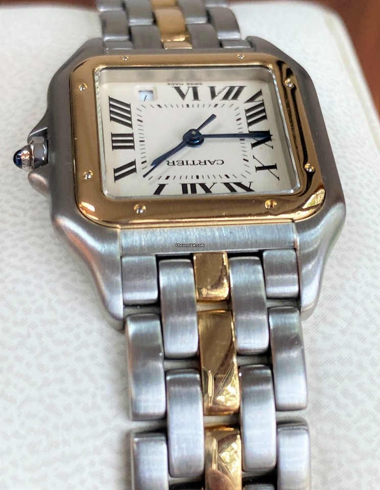 IMG_9081 Cartier Panthere Womens watch Quartz Steel 110000R Replica 8