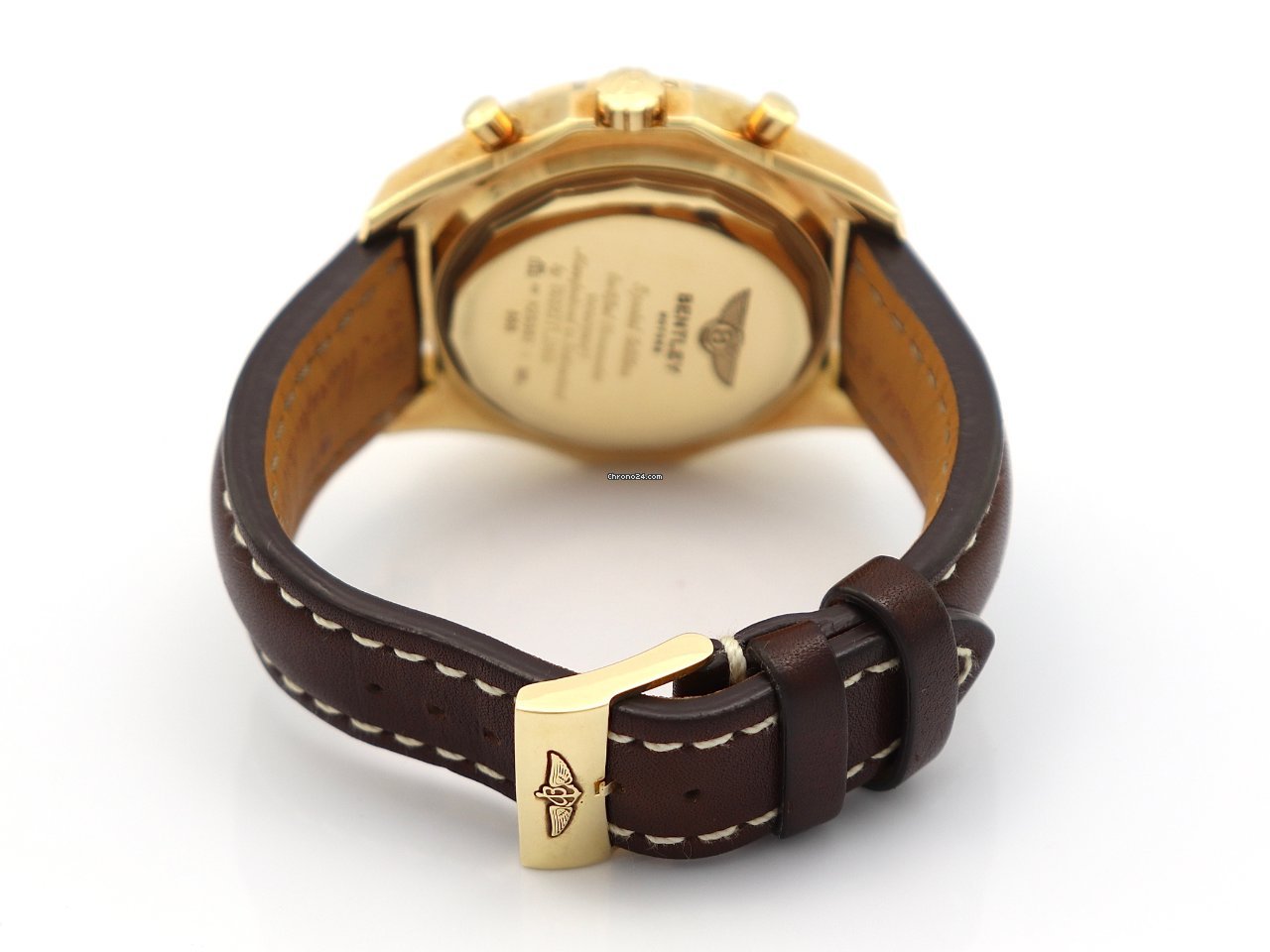 IMG_9081 Breitling Bentley Motors Mens watch Unisex Automatic Yellow gold K25362 Replica 8