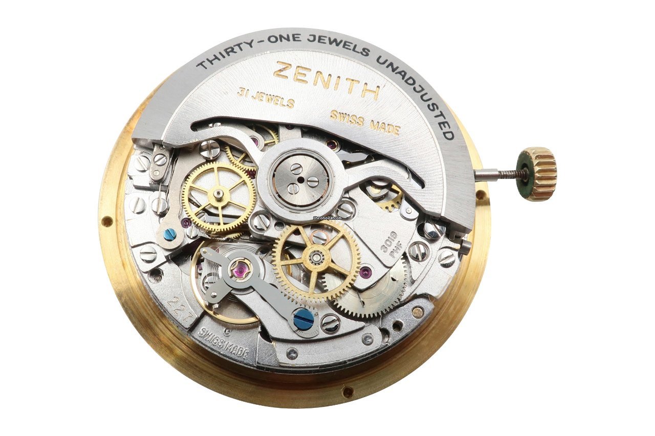IMG_9081 Zenith El Primero Chronomaster Mens watch Unisex Automatic Yellow gold 30.0160.418 Replica 8