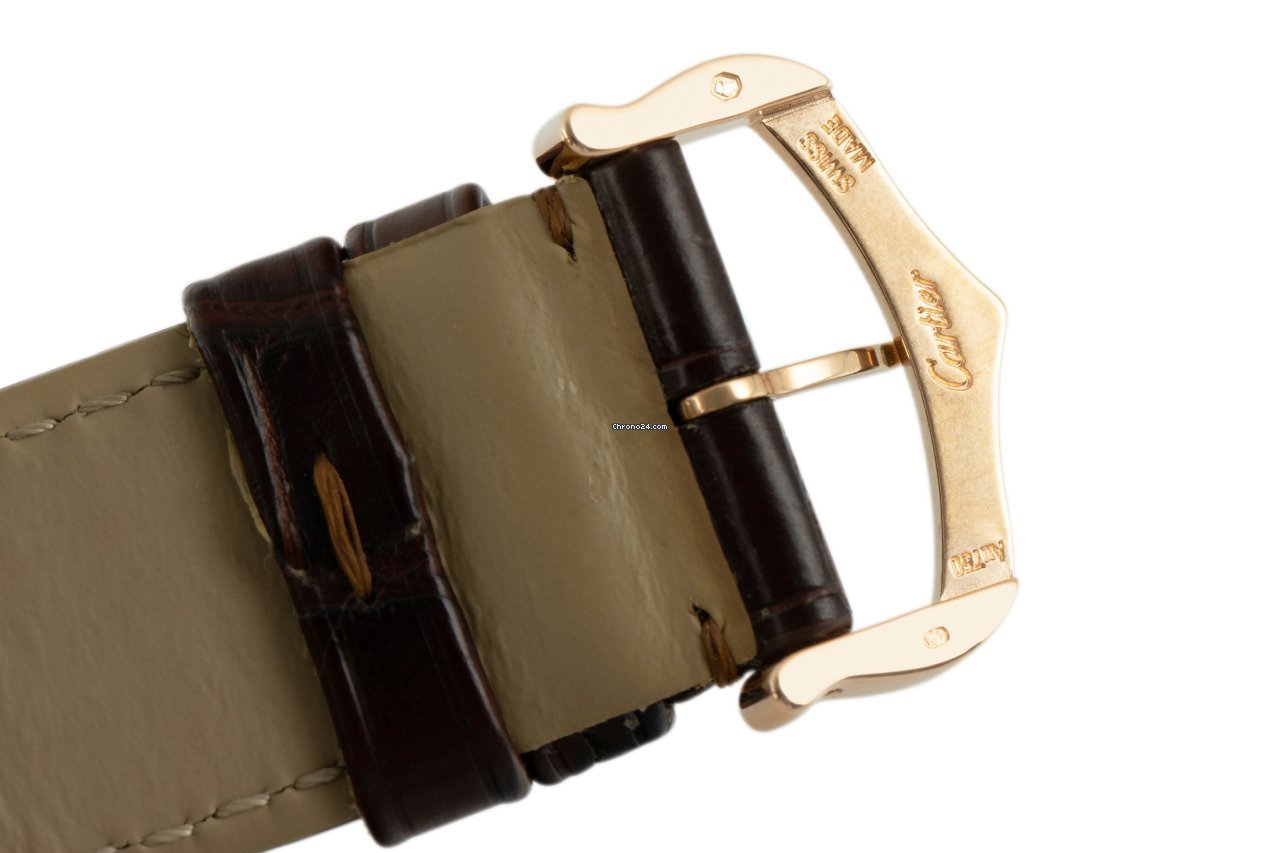 IMG_9081 Cartier Ronde Louis Cartier Mens watch Unisex Automatic Red gold W6801005 Replica 8