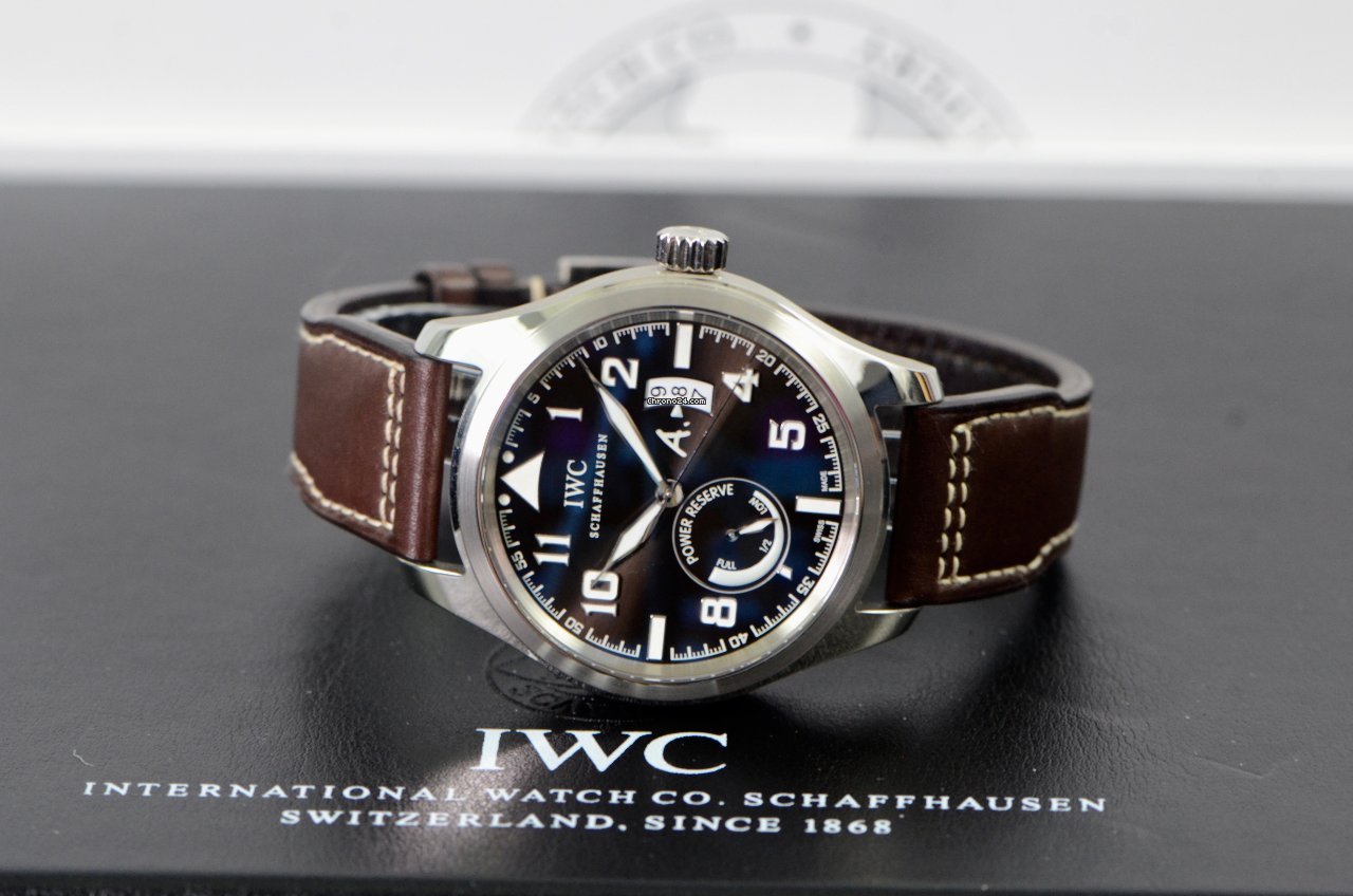 IMG_9081 IWC Pilot Mens watch Unisex Automatic White gold IW320102 Replica 8