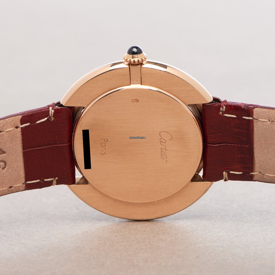 IMG_9081 Cartier Mens watch Unisex Manual winding Yellow gold 78090 Replica 8