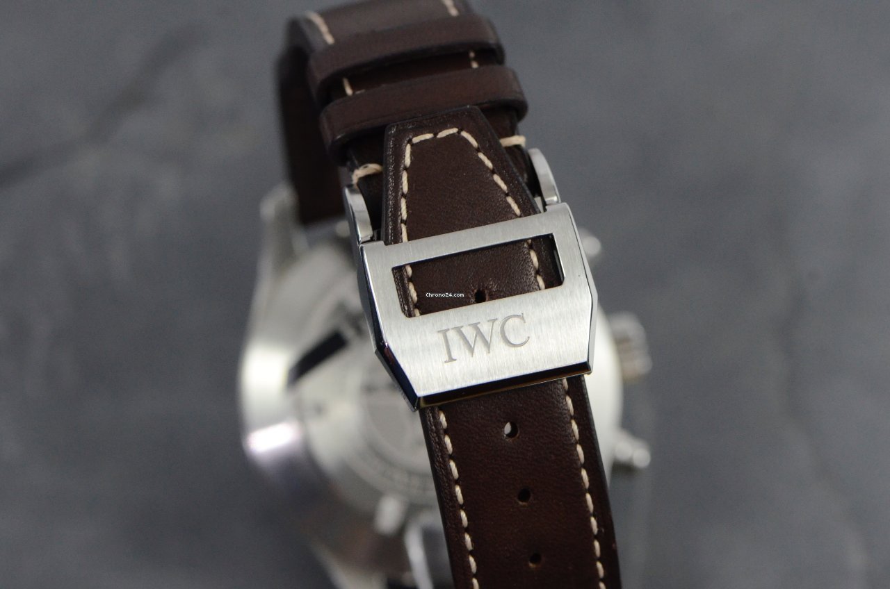 IMG_9081 IWC Pilot Spitfire Chronograph Mens watch Unisex Automatic Steel IW387806 Replica 8