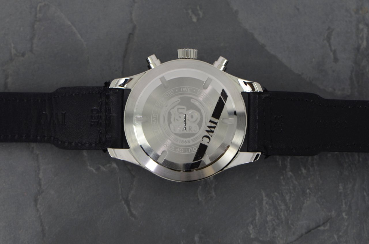 IMG_9081 IWC Pilot Chronograph Mens watch Unisex Automatic Steel IW377725 Replica 8