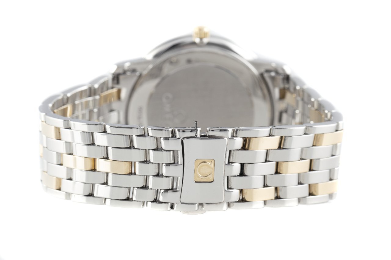 IMG_9081 Omega De Ville Prestige Mens watch Unisex Quartz Gold Steel 4310.32.00 Replica 8