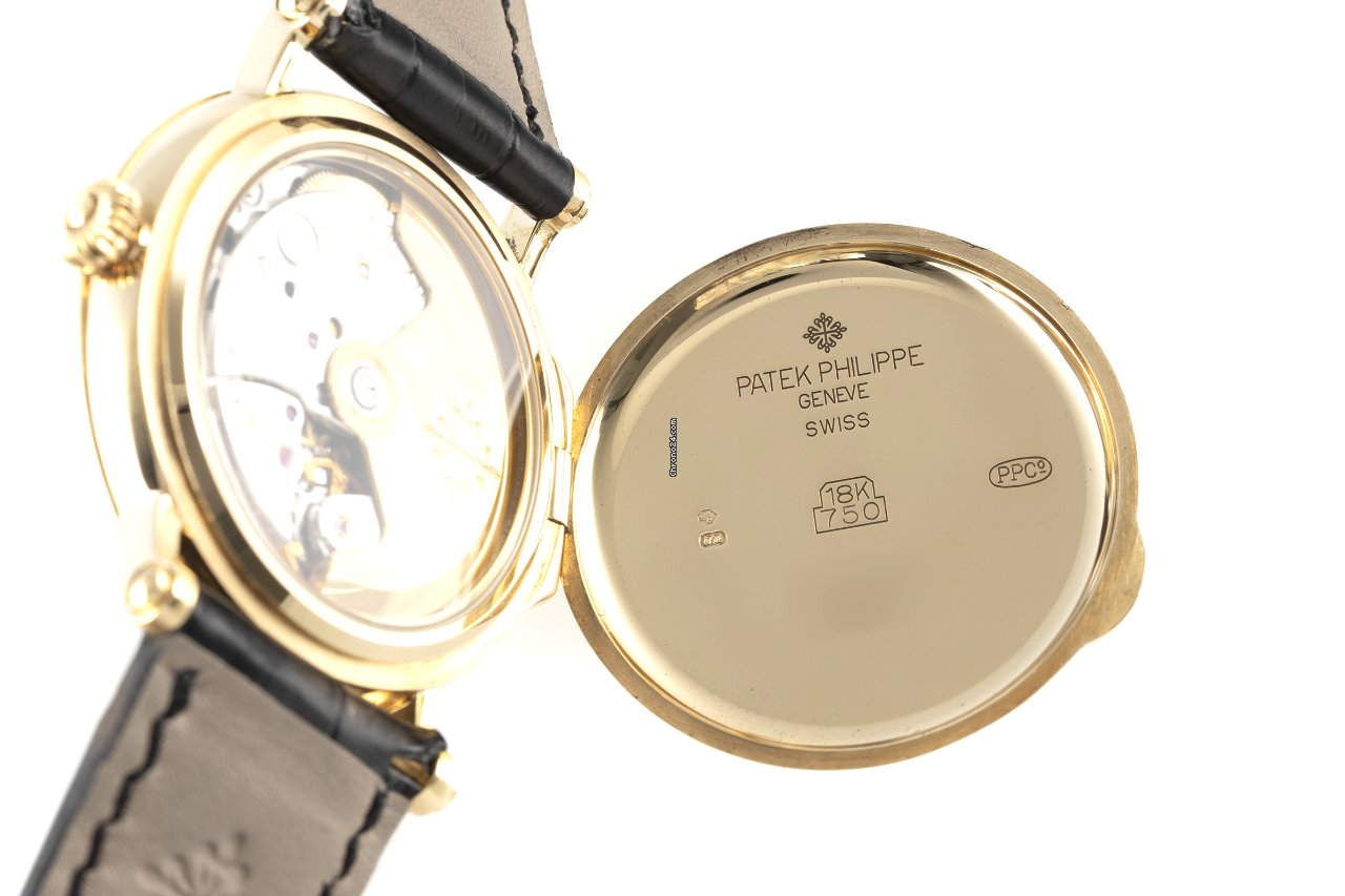 IMG_9081 Patek Philippe Calatrava Mens watch Unisex Automatic Yellow gold 5053J-001 Replica 8