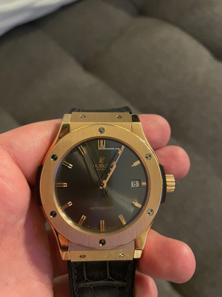 Hublot Classic Fusion Mens watch Unisex Automatic Rose gold 511.PX.7080.LR Replica 8