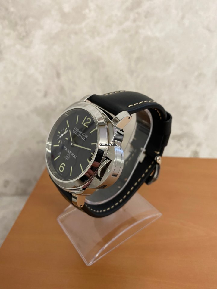IMG_9081 Panerai Luminor Marina Mens watch Unisex Manual winding Steel PAM 00776 Replica 8