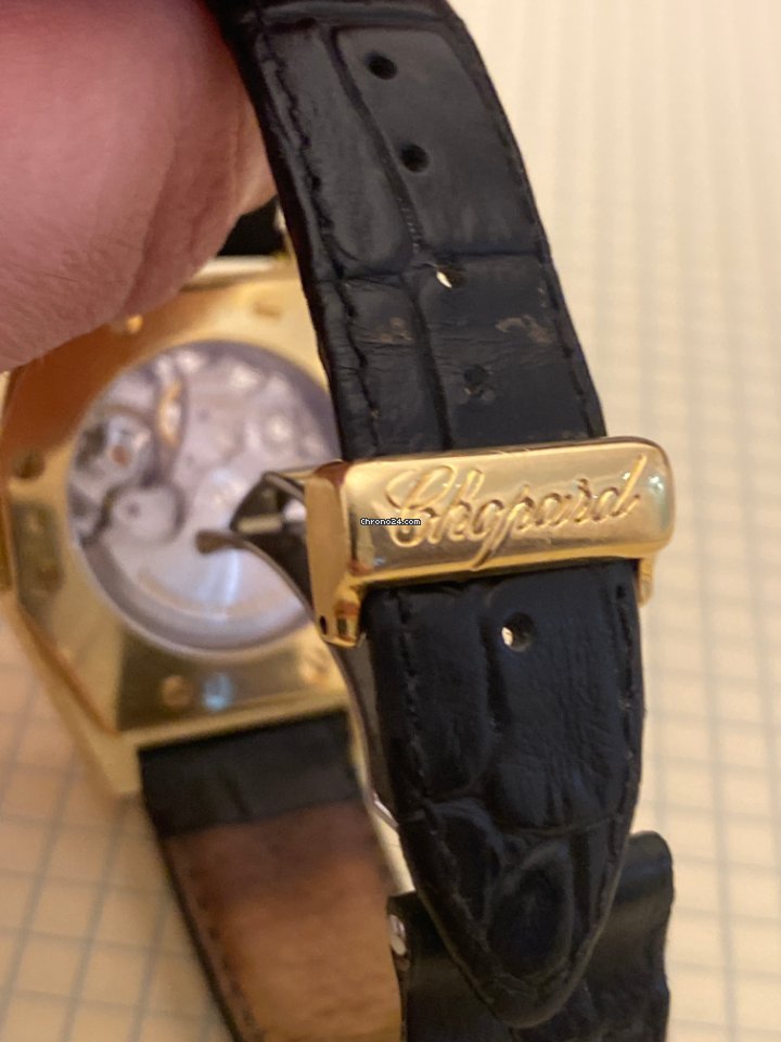 IMG_9081 Chopard St. Moritz Mens watch Unisex Manual winding White gold 57470 Replica 8