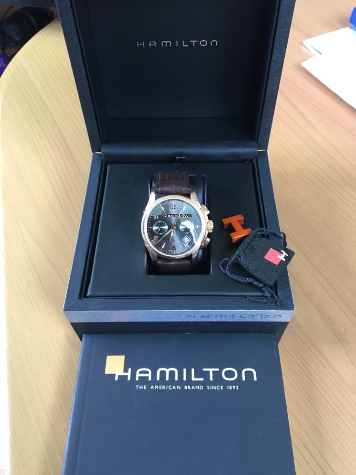 IMG_9081 Hamilton Jazzmaster Auto Chrono Mens watch Unisex Automatic Steel H326460 Replica 8