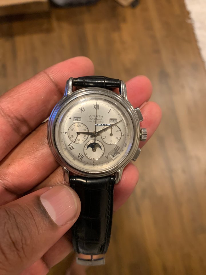 IMG_9081 Zenith El Primero Chronomaster Mens watch Unisex Automatic Steel 14 01 0240 410 Replica 8