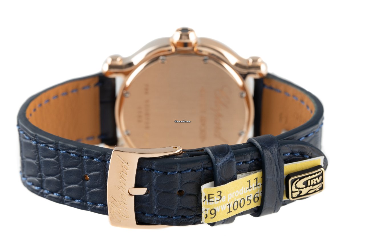Chopard Happy Sport Womens watch Quartz Red gold 4183 Replica 8