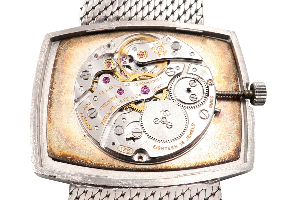 IMG_9081 Patek Philippe Gondolo Mens watch Unisex Manual winding White gold 3528 1 Replica 8