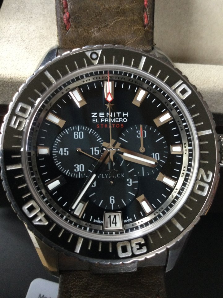 IMG_9081 Zenith El Primero Stratos Flyback Mens watch Unisex Automatic Steel 03.2060.405 21.C714 Replica 8
