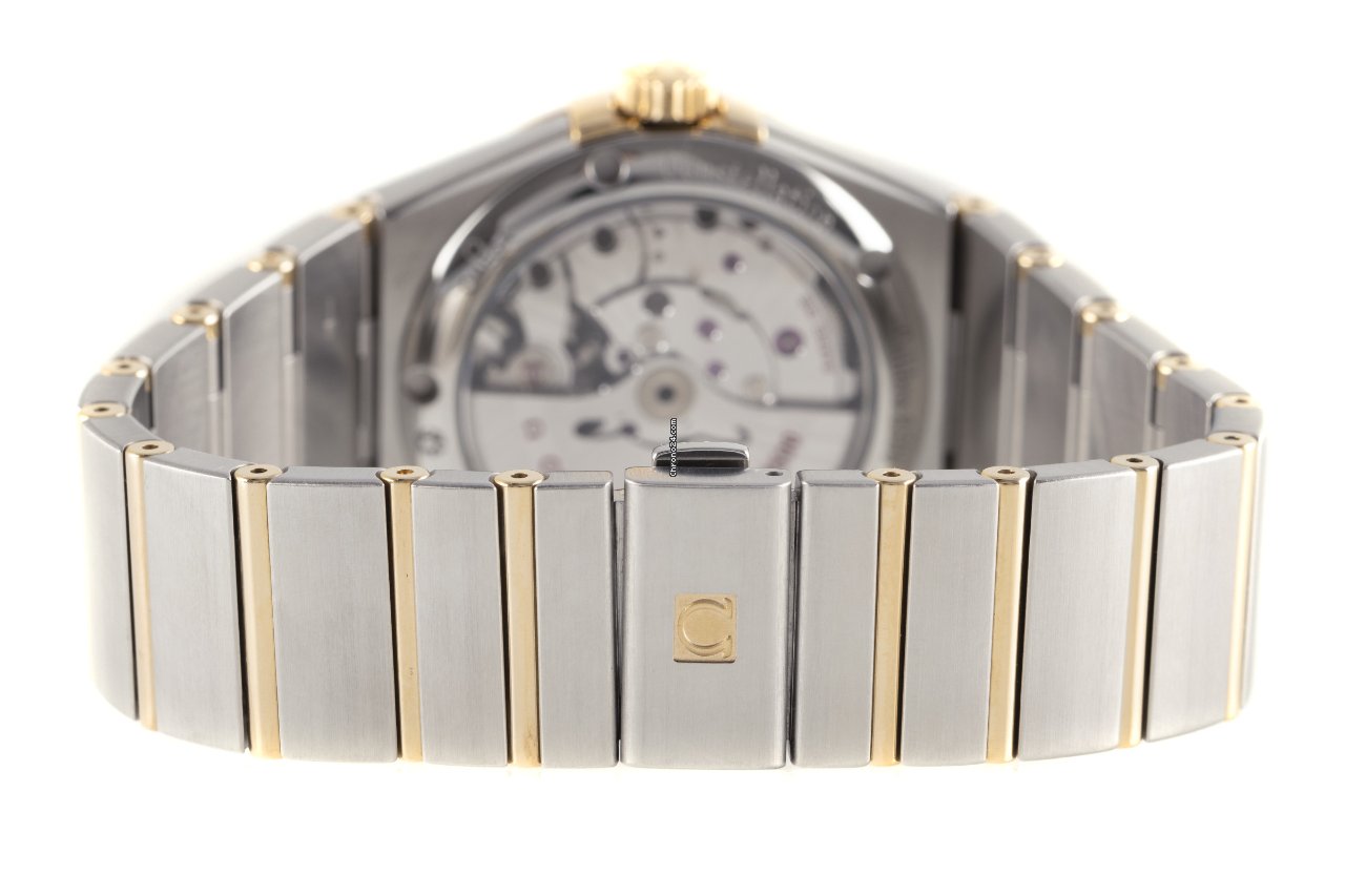 Omega Constellation Men Mens watch Unisex Automatic Gold Steel 123.20.38.21.58.001 Replica 8