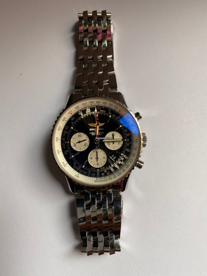 IMG_9081 Breitling Navitimer 01 Mens watch Unisex Automatic Steel AB 012012 Replica 8