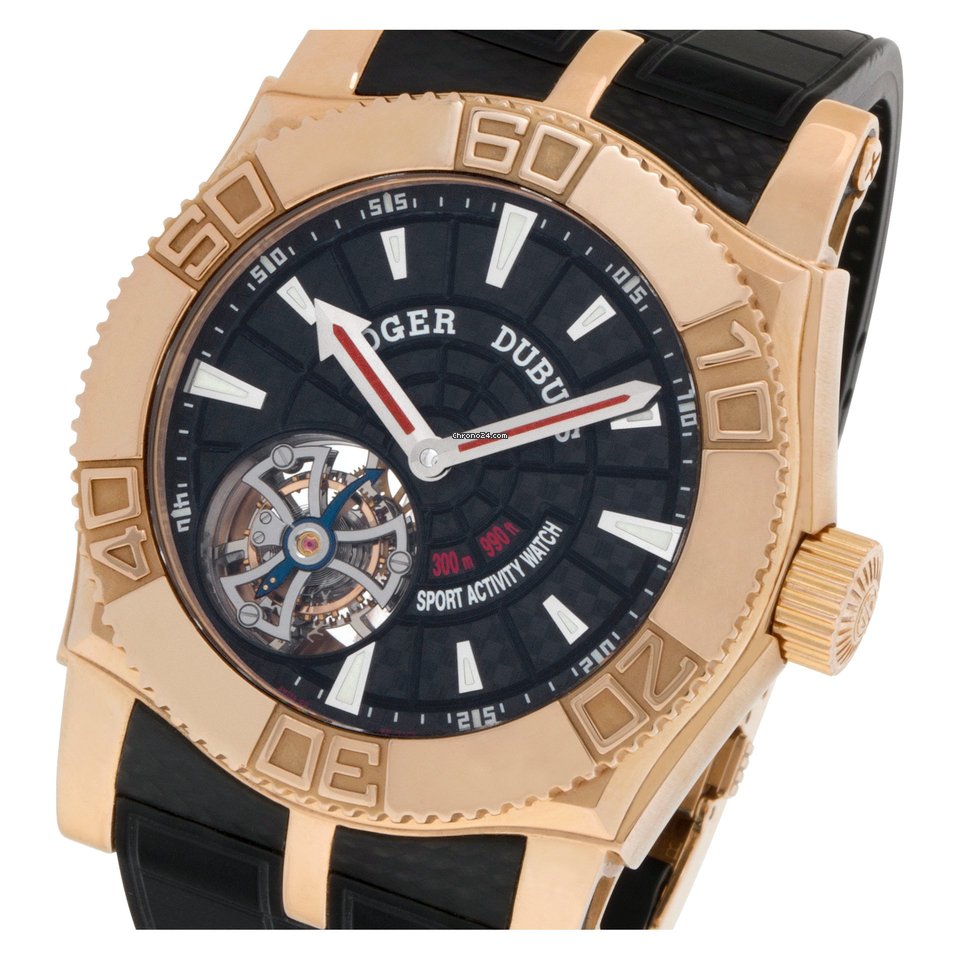 IMG_9081 Roger Dubuis Easy Diver Mens watch Unisex Manual winding Rose gold SE48 02 5 K9.53 Replica 8