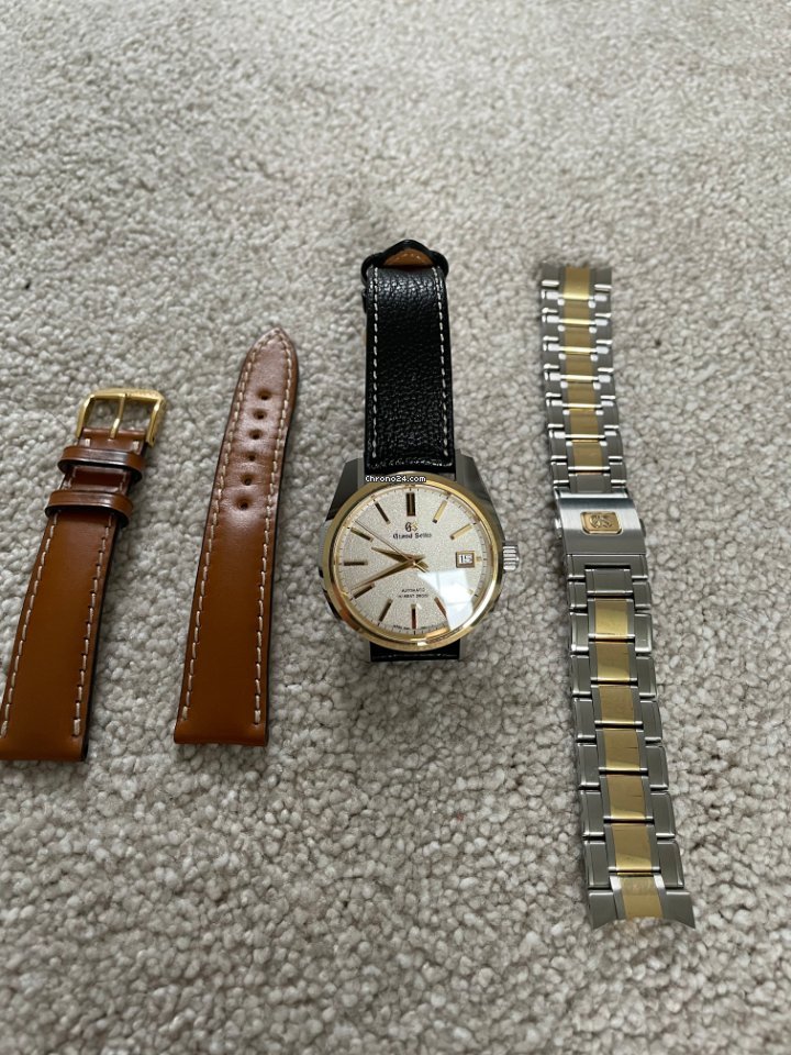 IMG_9081 Seiko Grand Seiko Mens watch Unisex Automatic Gold Steel SBGH252 Replica 8