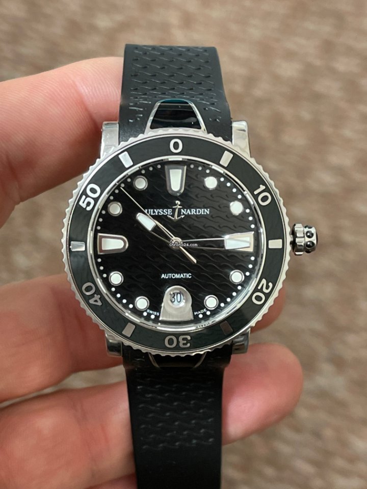 Ulysse Nardin Lady Diver Womens watch Automatic Steel 8103-101-3 02 Replica 8