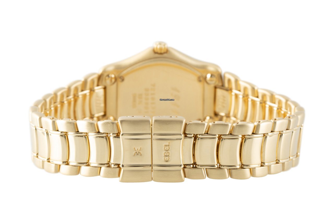 IMG_9081 Ebel 1911 Womens watch Quartz Yellow gold 888901 Replica 8
