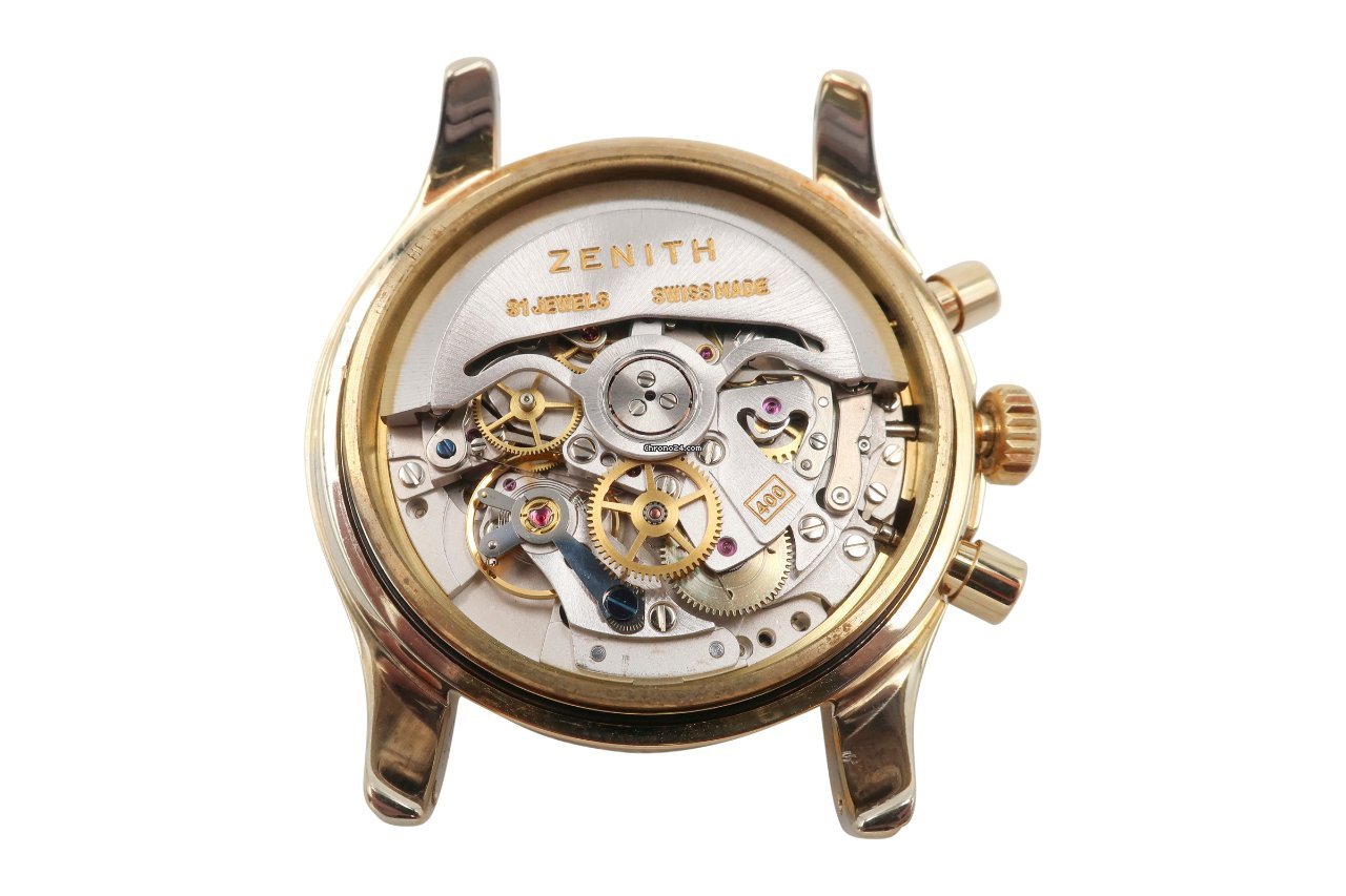 IMG_9081 Zenith El Primero Chronograph Mens watch Unisex Automatic Yellow gold 06-0210-400 Replica 8