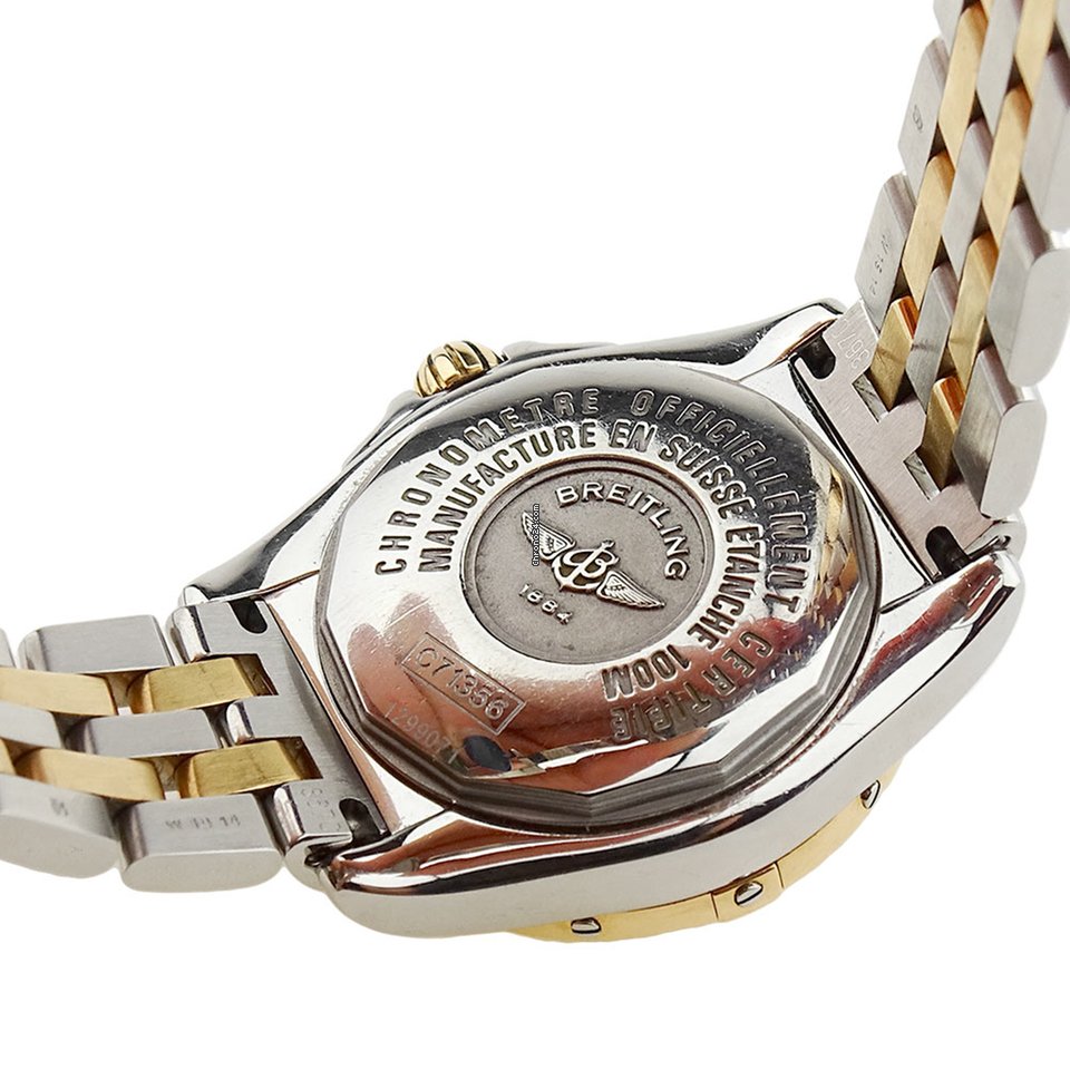 Breitling Galactic 32 Womens watch Quartz Gold Steel C71356L2 Replica 8