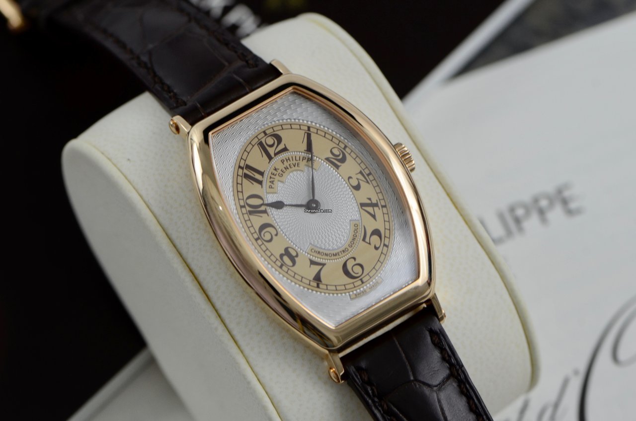 IMG_9081 Patek Philippe Gondolo Mens watch Unisex Manual winding Rose gold 5098R-001 Replica 8