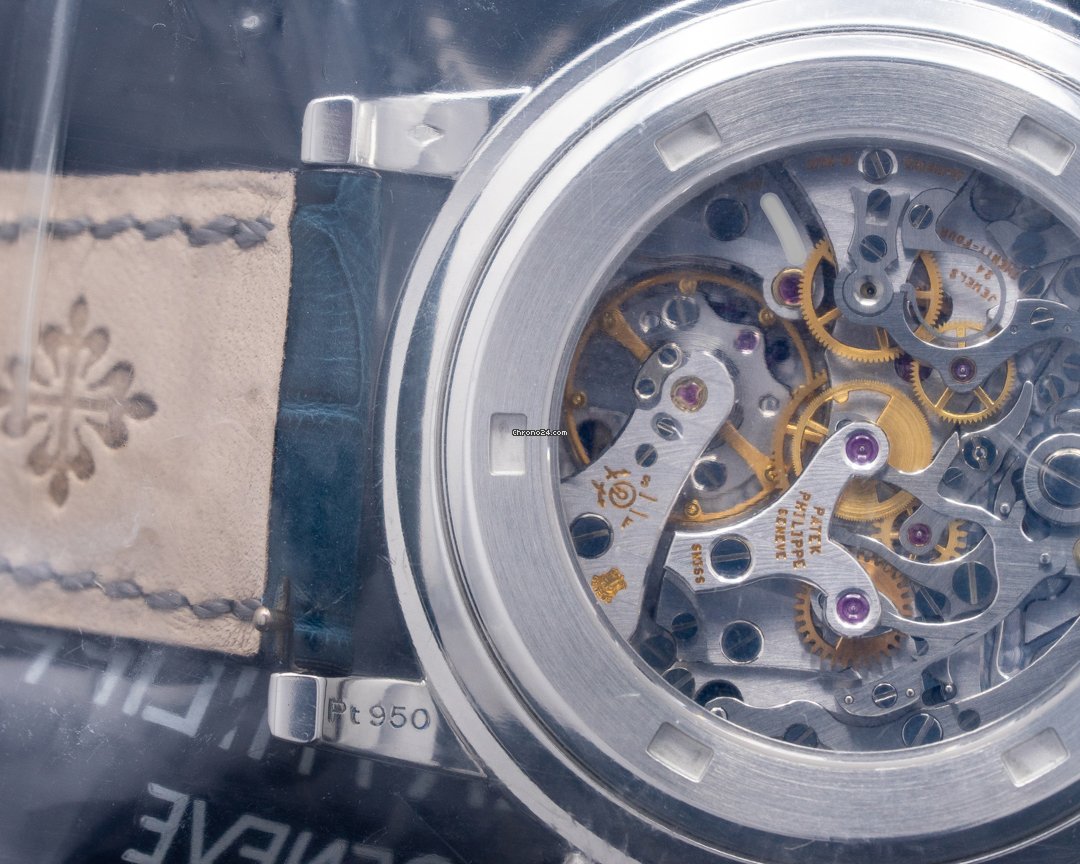 IMG_9081 Patek Philippe Chronograph Mens watch Unisex Manual winding Platinum 5070P Replica 8