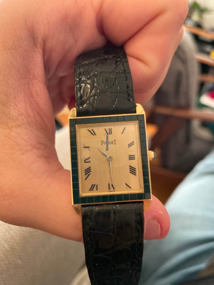 Piaget Mens watch Unisex Manual winding Yellow gold 9161 Replica 8