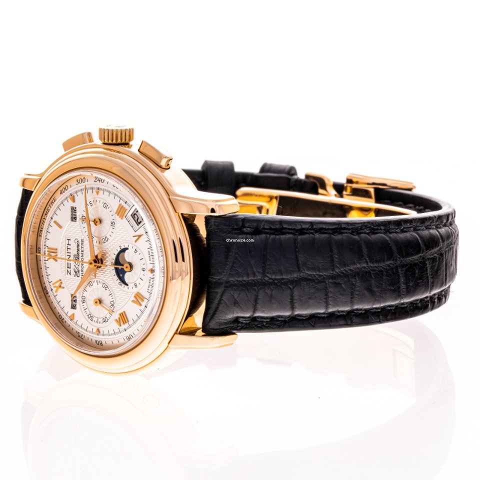 Zenith El Primero Chronomaster Mens watch Unisex Automatic Rose gold 62.0240.410 Replica 8