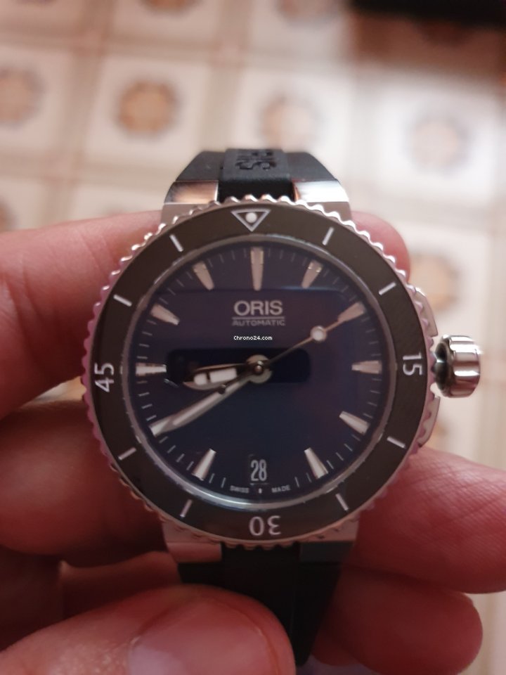 Oris Aquis Date Womens watch Automatic Steel 01 733 7652 4135-07 4 18 34 Replica 8