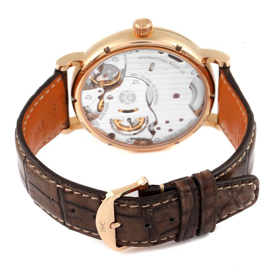 IMG_9081 IWC Portofino Mens watch Unisex Manual winding Rose gold IW511101 Replica 8