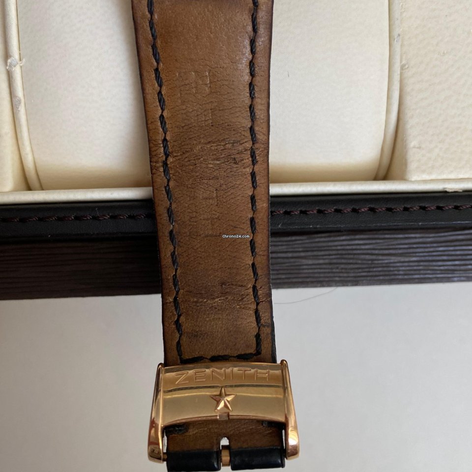 Zenith Mens watch Unisex Automatic Yellow gold 18.1955.689 Replica 8