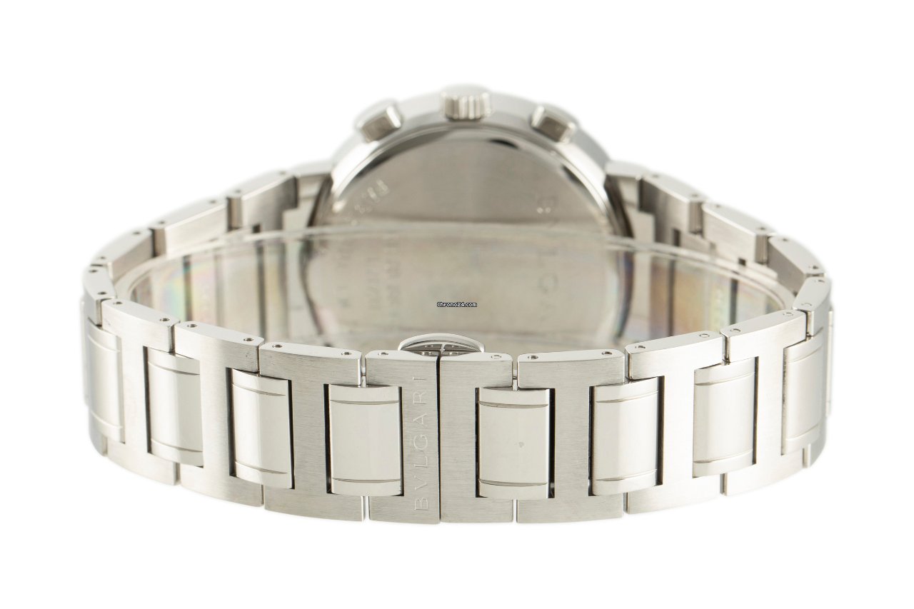 IMG_9081 Bulgari Bulgari Mens watch Unisex Automatic Steel BB 38 SS CH Replica 8