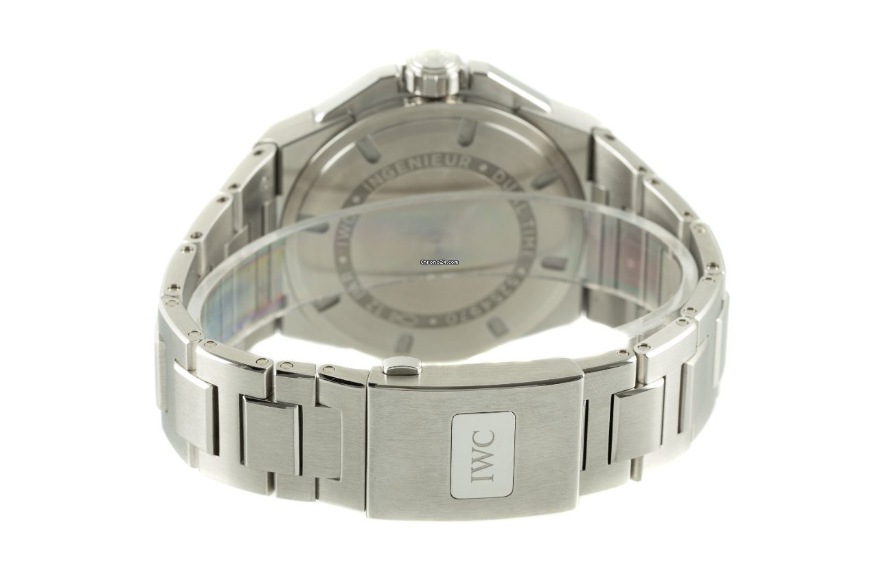 IWC Ingenieur Dual Time Mens watch Unisex Automatic Steel IW324402 Replica 8