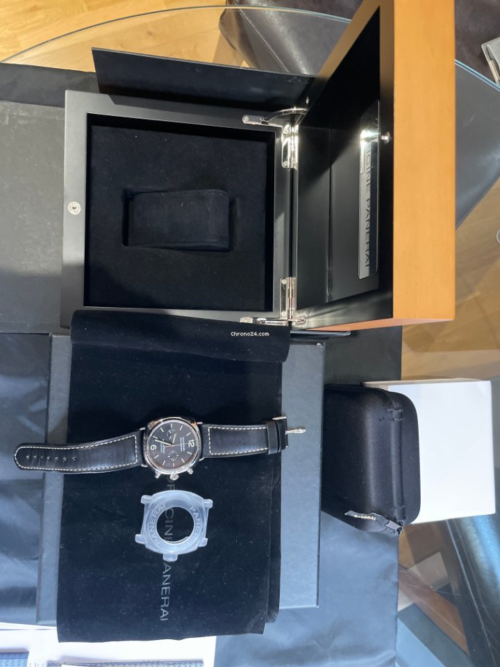 IMG_9081 Panerai Radiomir Chronograph Mens watch Unisex Automatic Steel PAM 00369 Replica 8