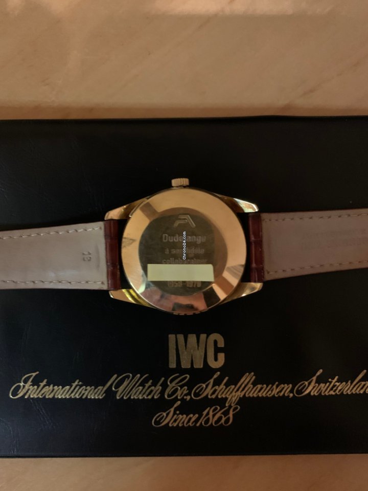 IWC Mens watch Unisex Automatic Yellow gold 1810 Replica 8