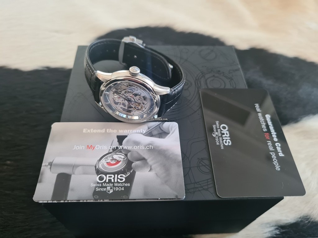 IMG_9081 Oris Artelier Translucent Skeleton Mens watch Unisex Automatic Steel 01 734 7684 4051-07 1 21 73FC Replica 8