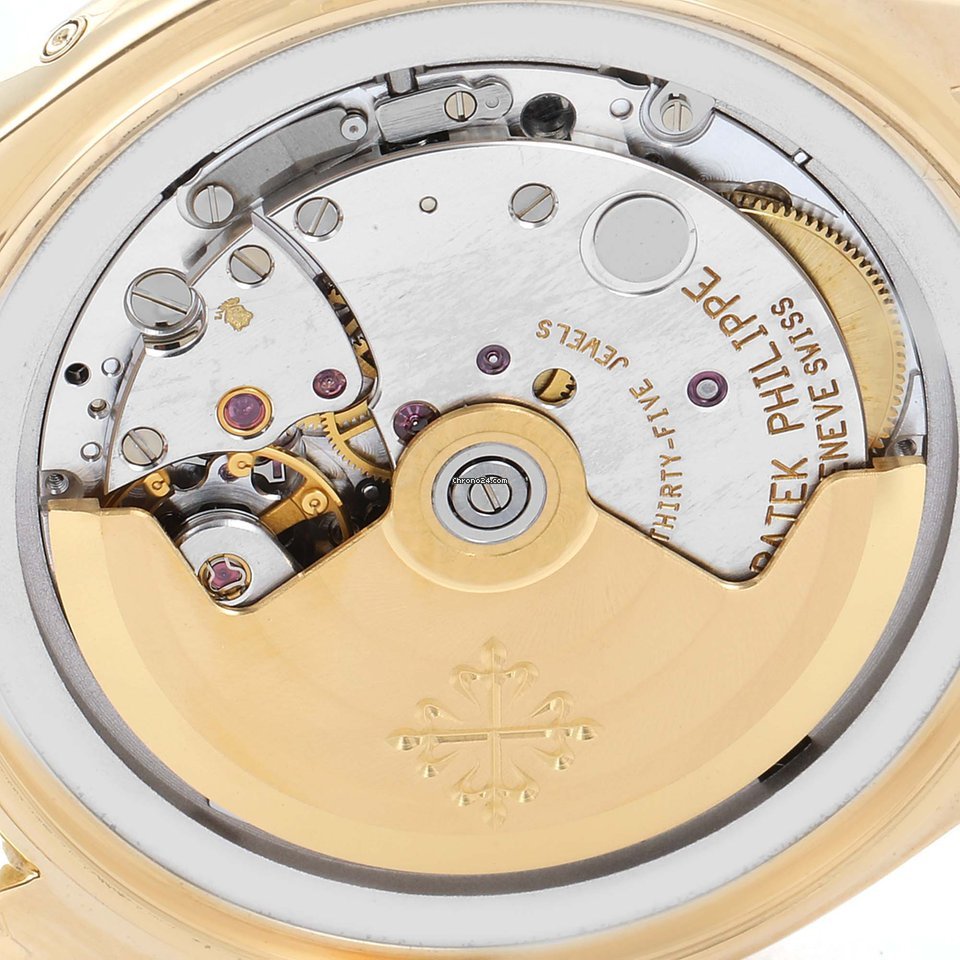 IMG_9081 Patek Philippe Annual Calendar Mens watch Unisex Automatic Yellow gold 5035 Replica 8