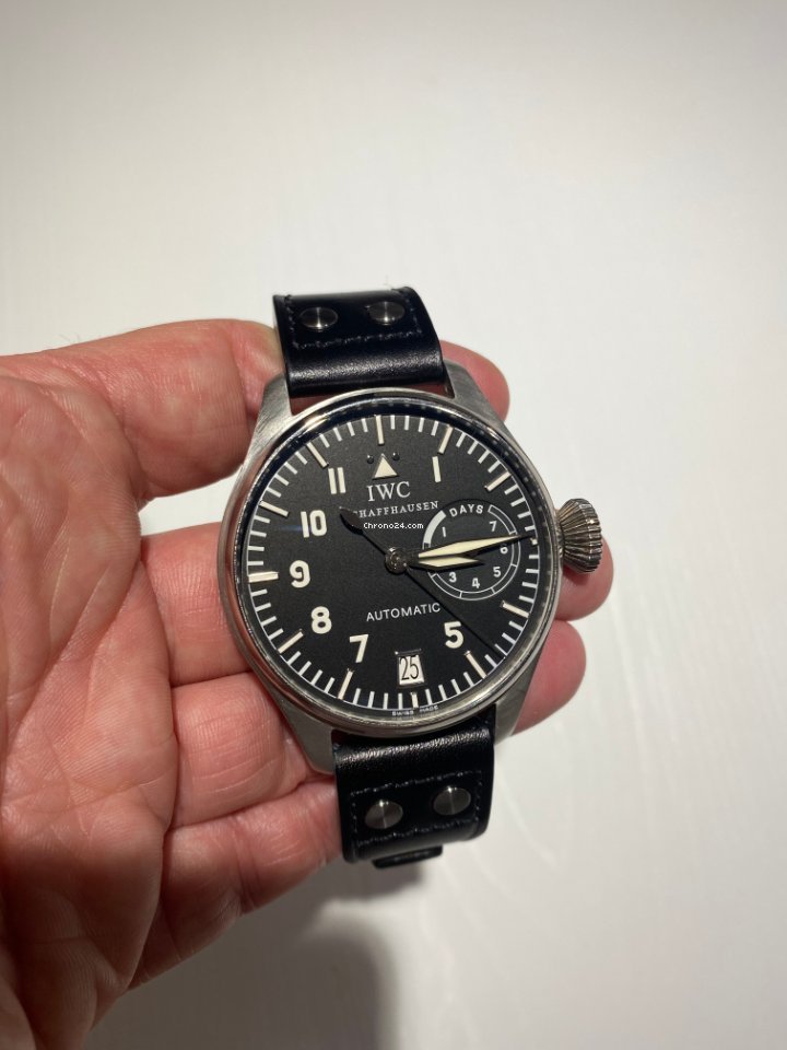 IMG_9081 IWC Big Pilot Mens watch Unisex Automatic Platinum IW5002 Replica 8