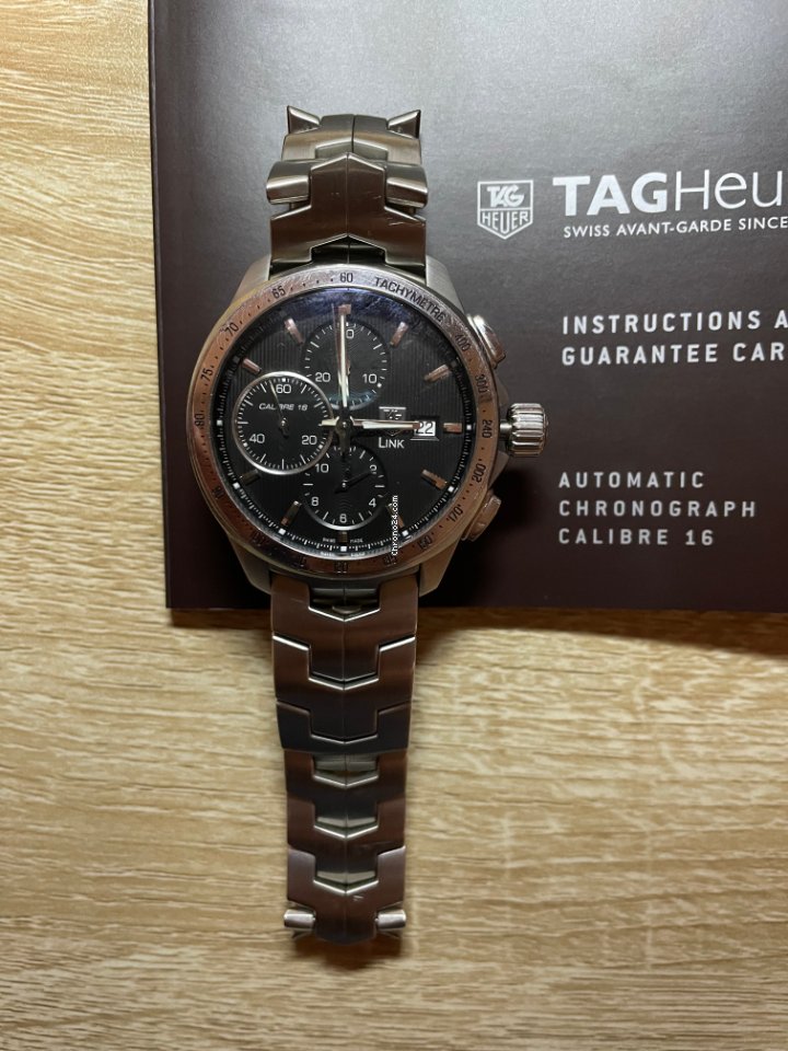 IMG_9081 TAG Heuer Link Calibre 16 Mens watch Unisex Automatic Steel CAT2010 Replica 8